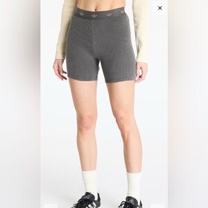 Adidas Ribbed Booty Shorts — NWT